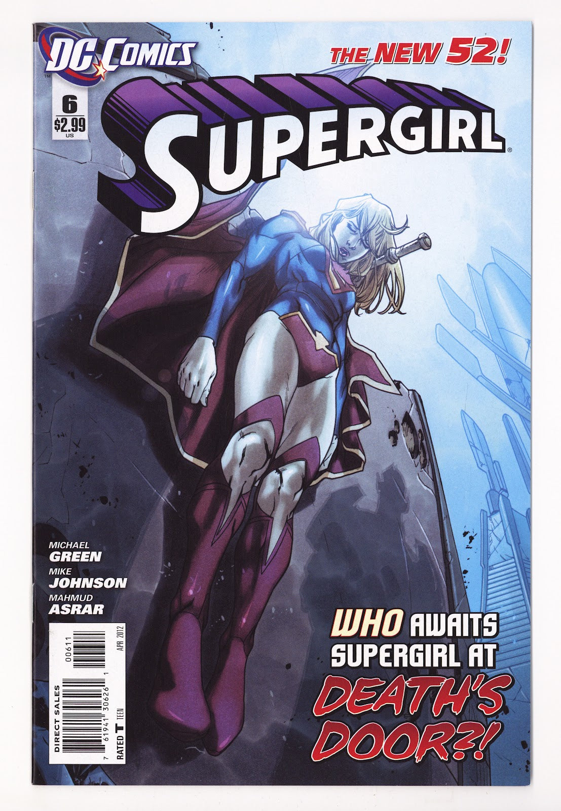 Supergirl Vol 6 6  High Grade   (2012)   Direct Sales  