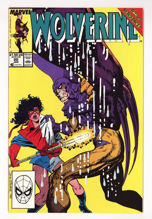 Wolverine Vol 2 20  High Grade   (1990)