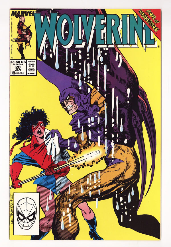 Wolverine Vol 2 20 High Grade (1990)