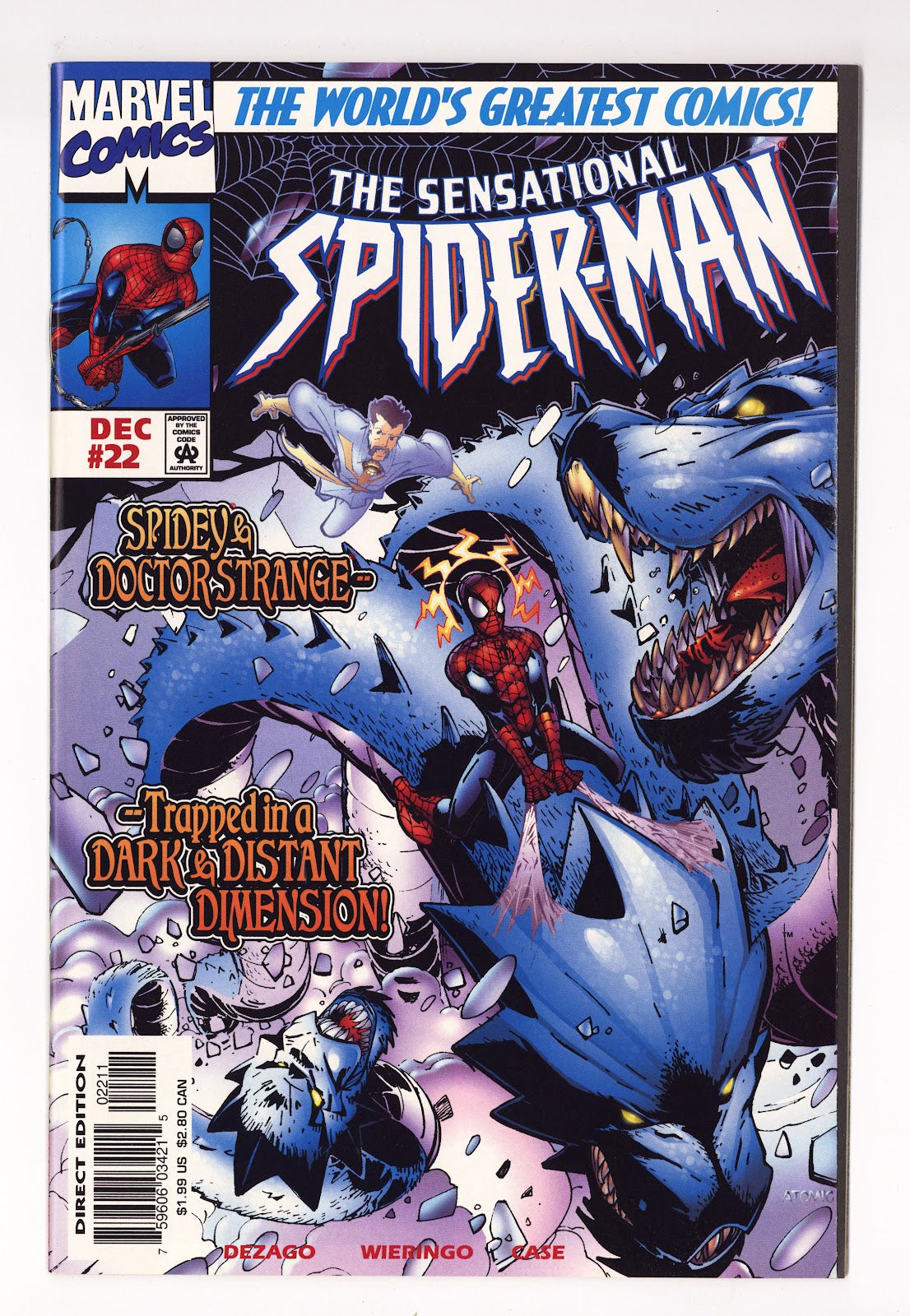 The Sensational Spider-Man Vol 1 22 High Grade (1997) Direct Edition 