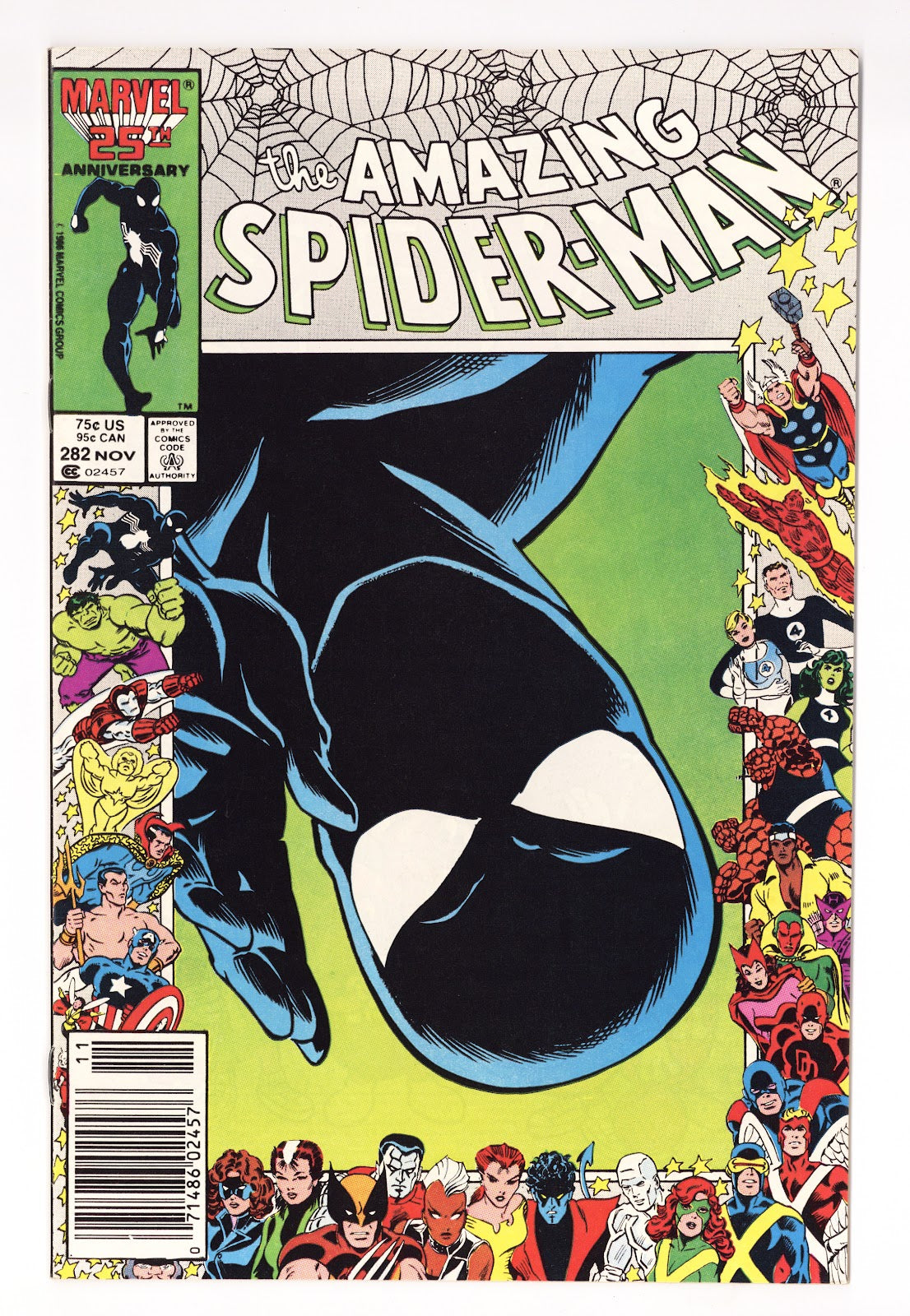 The Amazing Spider-Man Vol 1 282 VF+ (8.5) (1986) Newsstand 