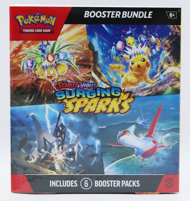 Pokemon Surging Sparks Booster Bundle 6 Packs, Sealed (2024)