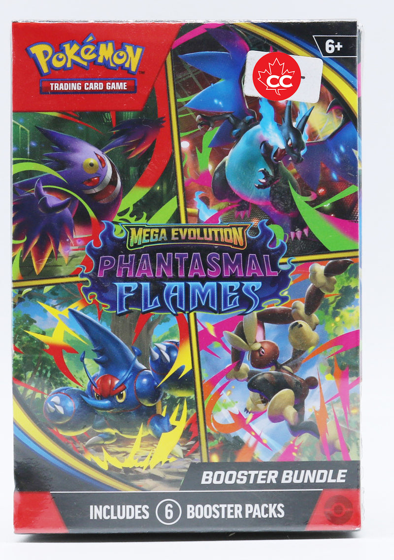 Pokemon Phantasmal Flames Booster Bundle 6 Packs, Sealed (2025)