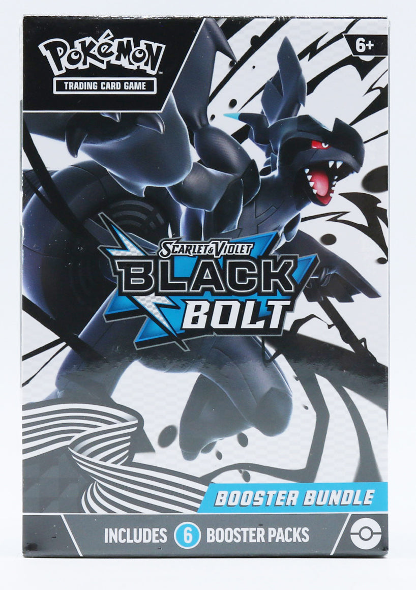 Pokemon Black Bolt Booster Bundle 6 Packs, Sealed (2025)
