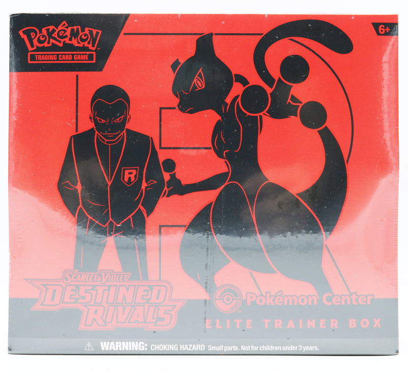 Pokemon Destined Rivals Elite Trainer Box Pc Exlusive Slight Damage To Wrap, Sealed (2025)