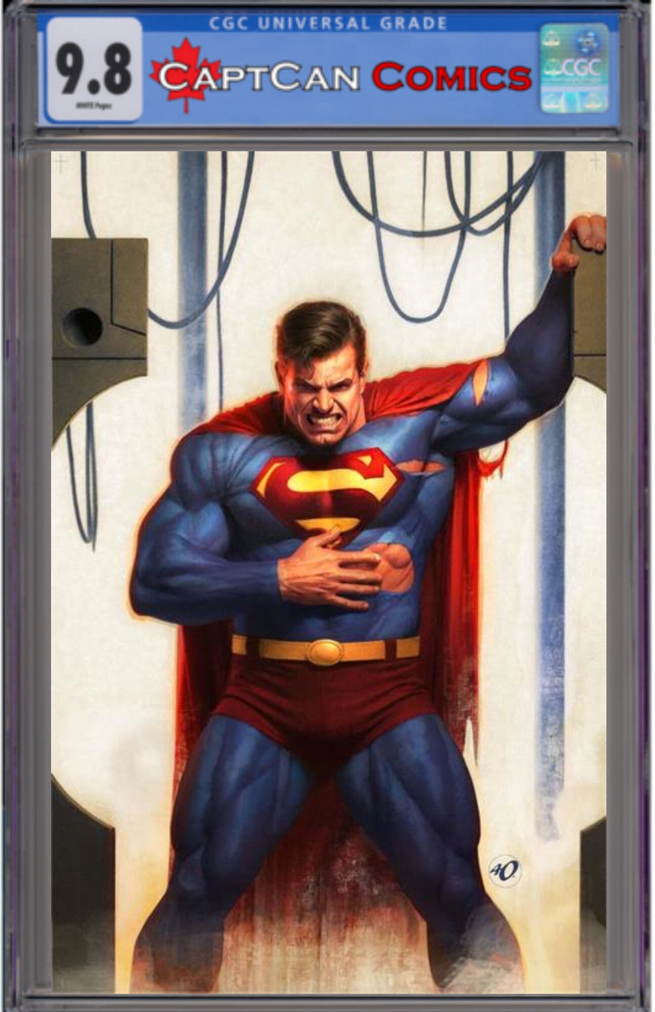 SUPERMAN #34 CVR D ARIEL OLIVETTI CARD STOCK VAR (DC K.O.)