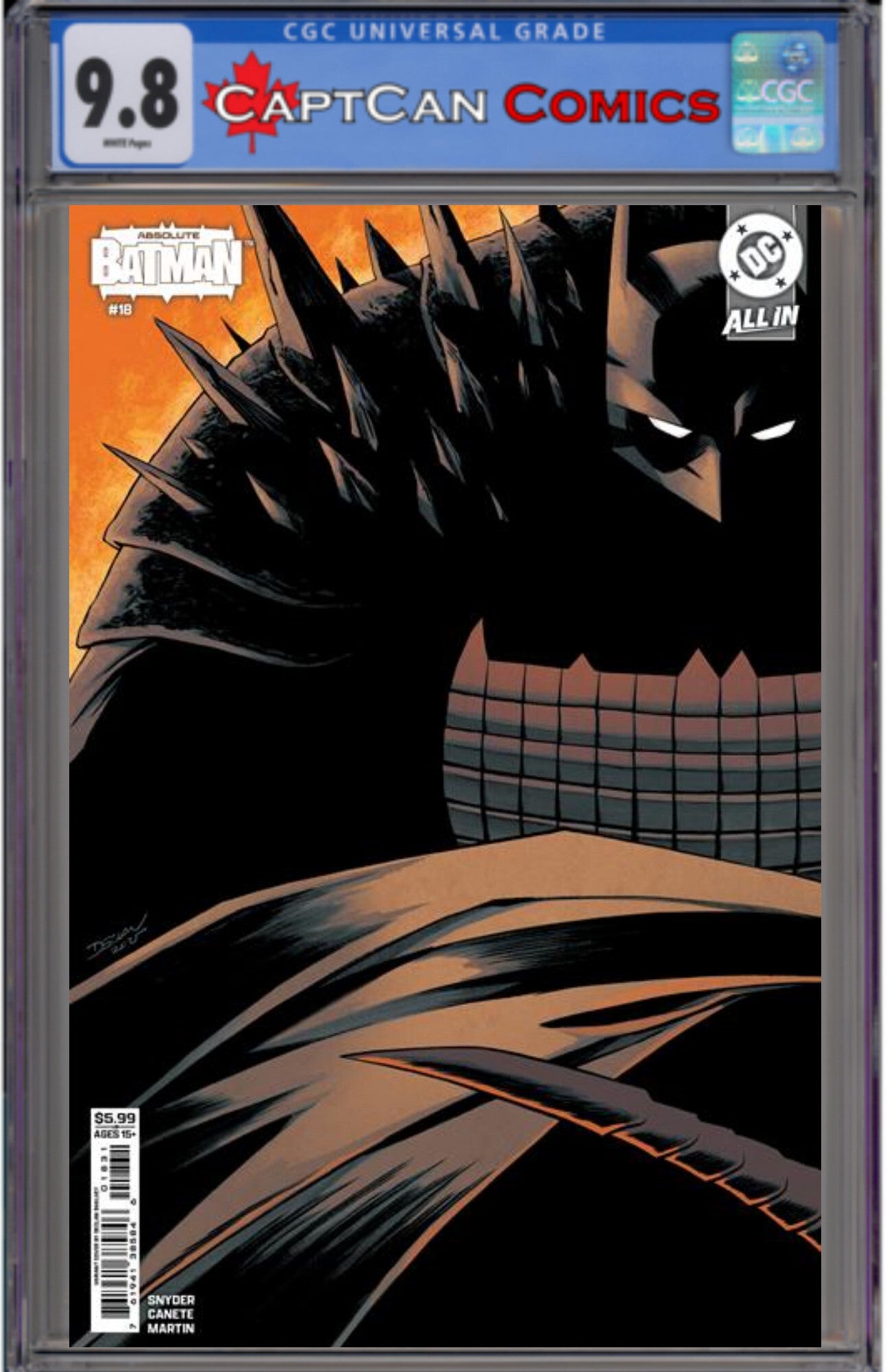 ABSOLUTE BATMAN #18 CVR C DECLAN SHALVEY CARD STOCK VAR