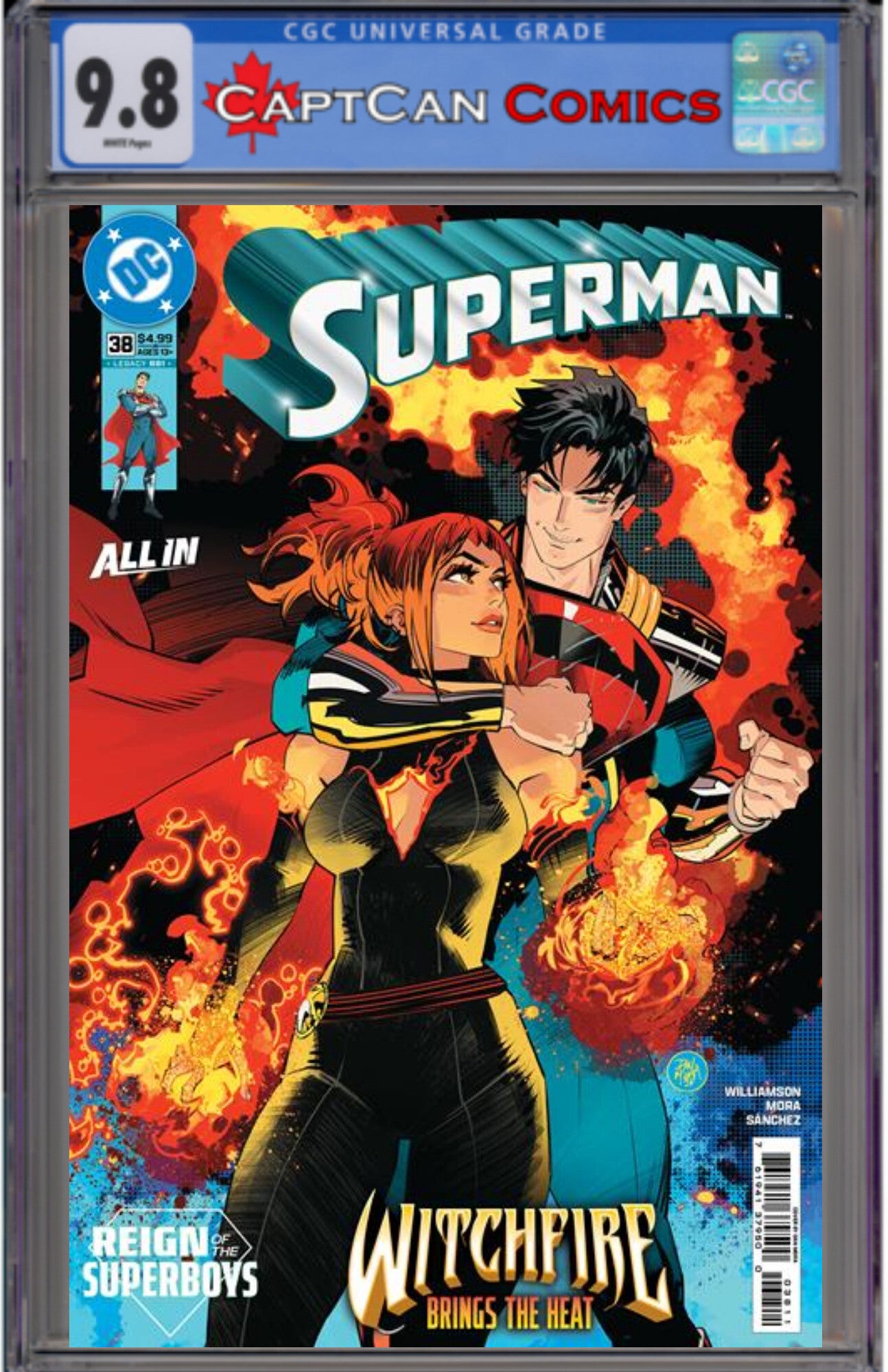 SUPERMAN #38 CVR A DAN MORA (THE REIGN OF THE SUPERBOYS)