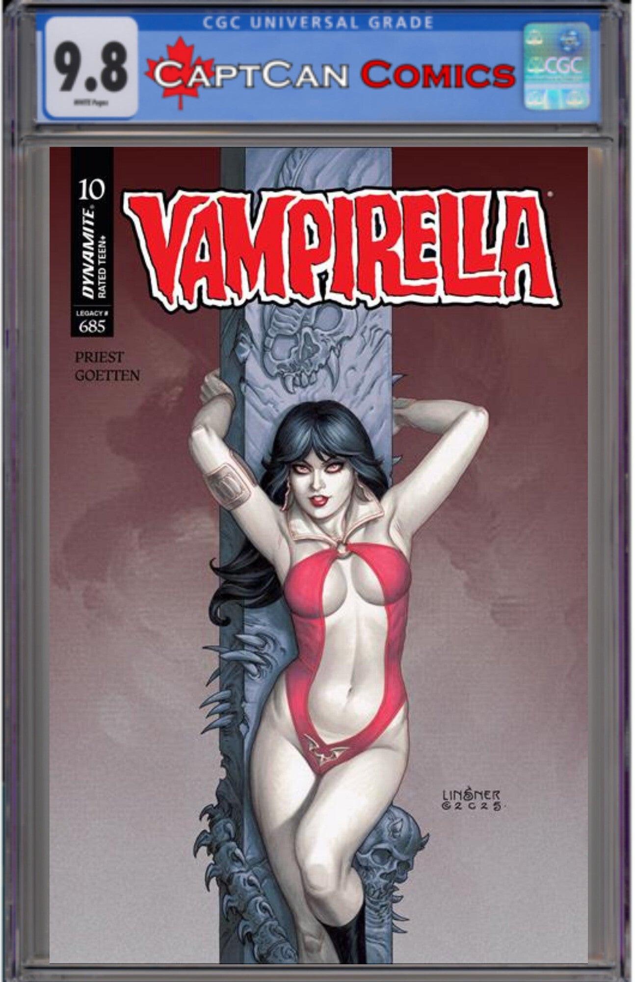 VAMPIRELLA #10 CVR C JOSEPH MICHAEL LINSNER VAR
