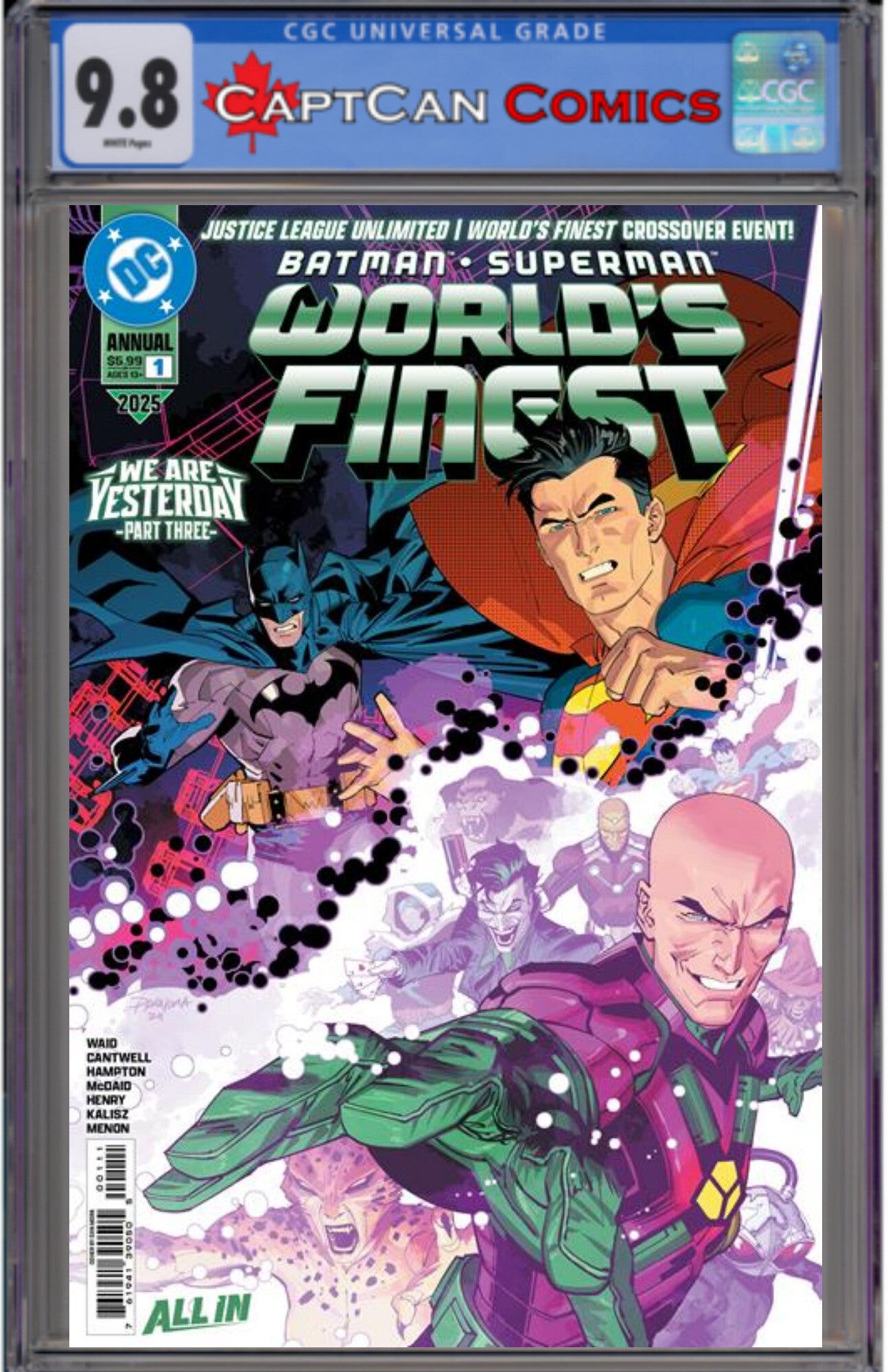 BATMAN SUPERMAN WORLDS FINEST 2025 ANNUAL #1 (ONE SHOT) CVR A DAN MORA CONNECTING (WE ARE YESTERDAY)