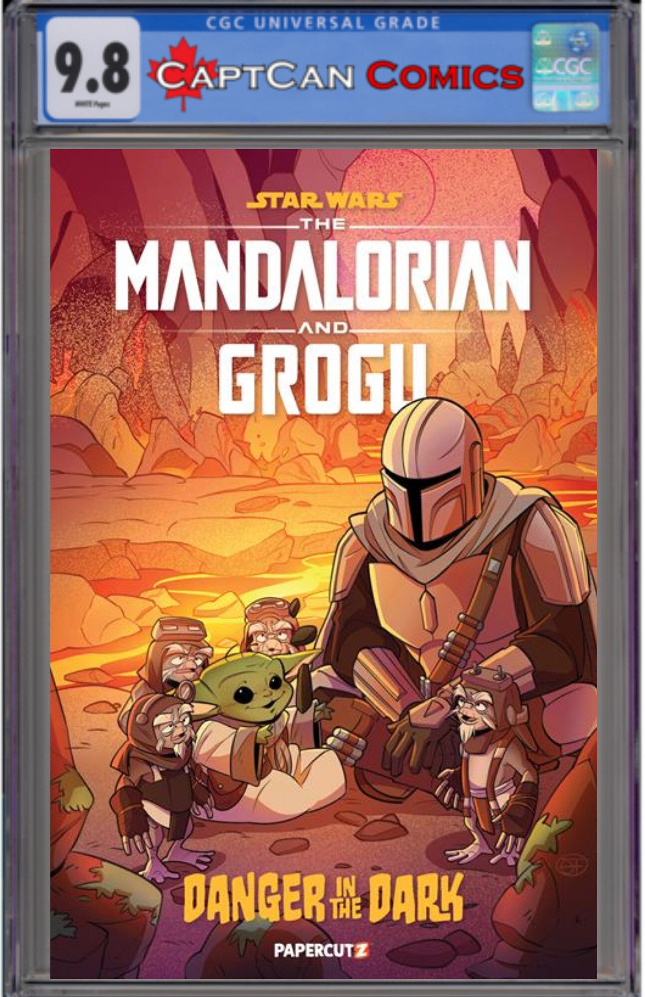 STAR WARS THE MANDALORIAN AND GROGU DANGER IN THE DARK (ONE-SHOT) CVR B ARIANNA FLOREAN GAIA DE BERNARDINI VAR