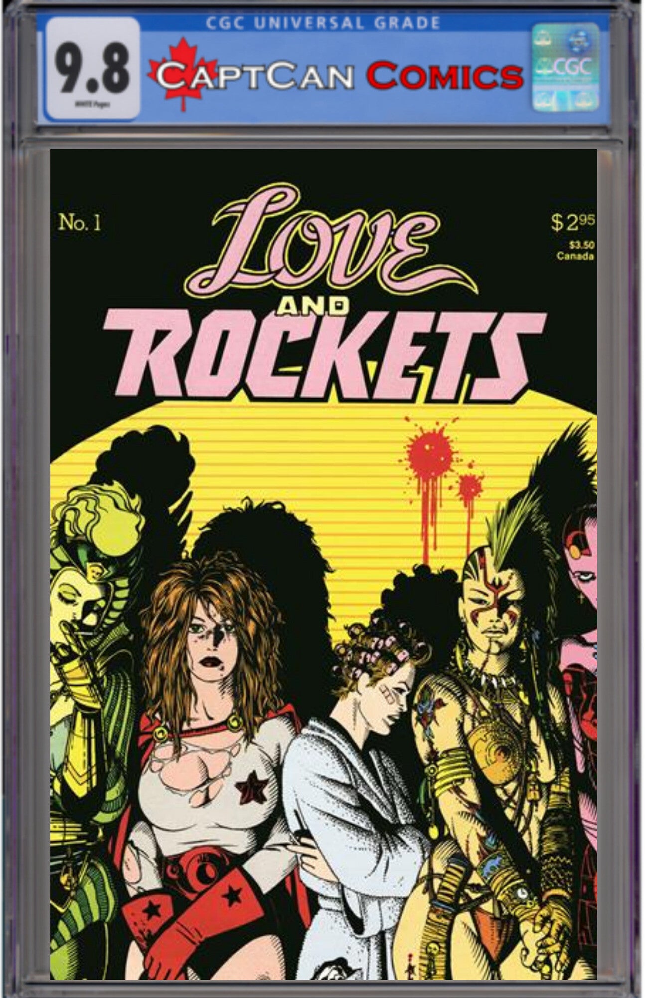 LOVE AND ROCKETS VOL I #1 FACSIMILE EDITION (MR)