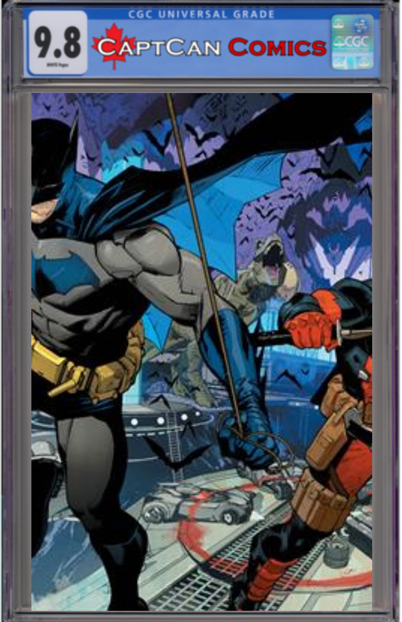 DC MARVEL BATMAN DEADPOOL #1 (ONE SHOT) CVR B DAN MORA BATMAN DEADPOOL WRAPAROUND CARD STOCK VAR
