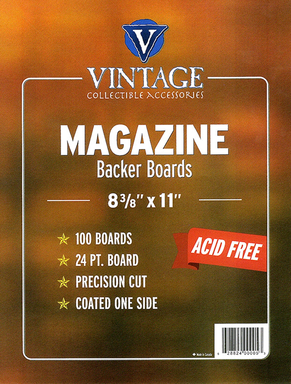 Comic Pro Line Magazine 8 1/2" Board 24pt x100
