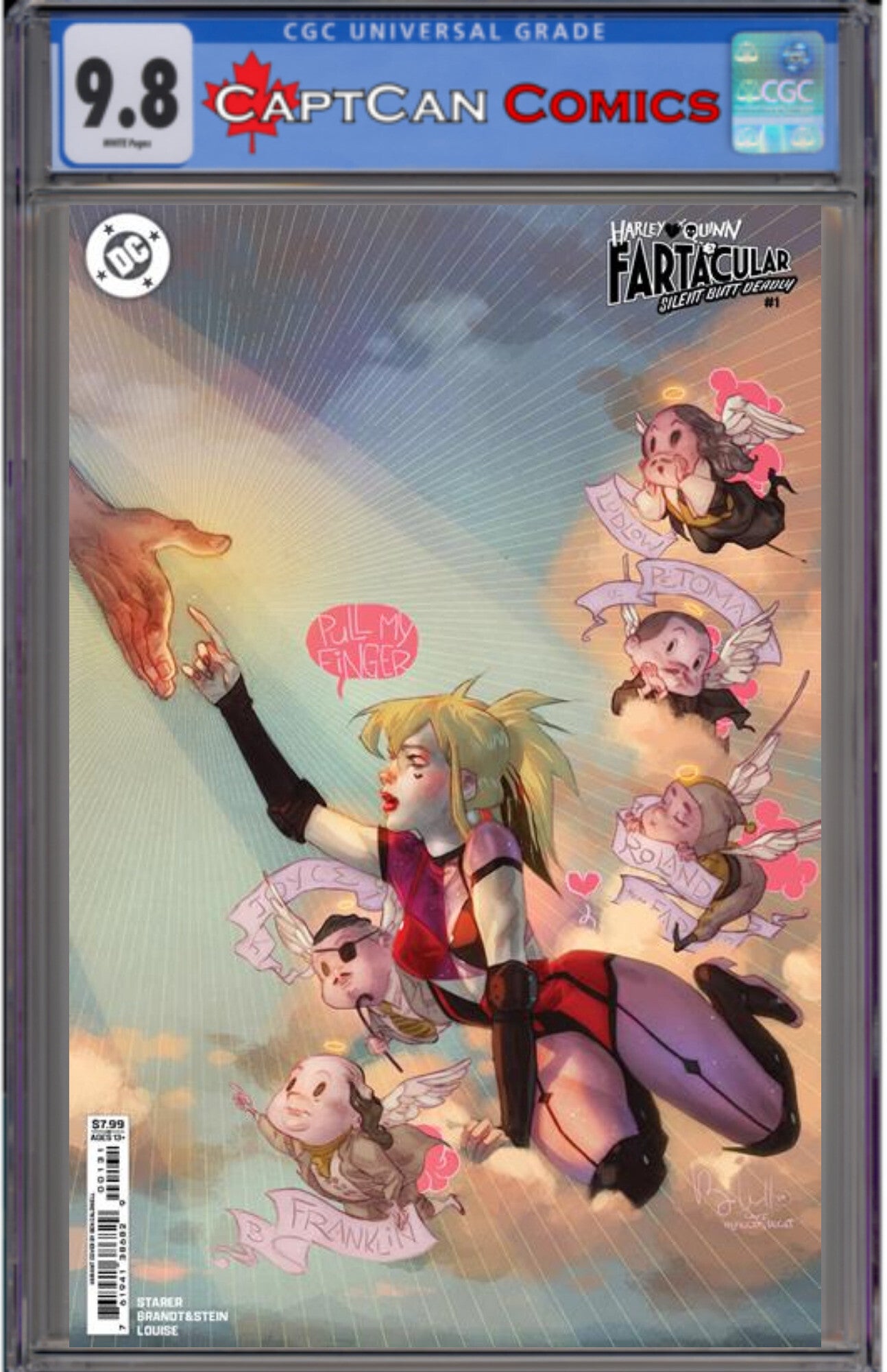 HARLEY QUINN FARTACULAR SILENT BUTT DEADLY #1 (ONE SHOT) CVR C BEN CALDWELL CARD STOCK VAR