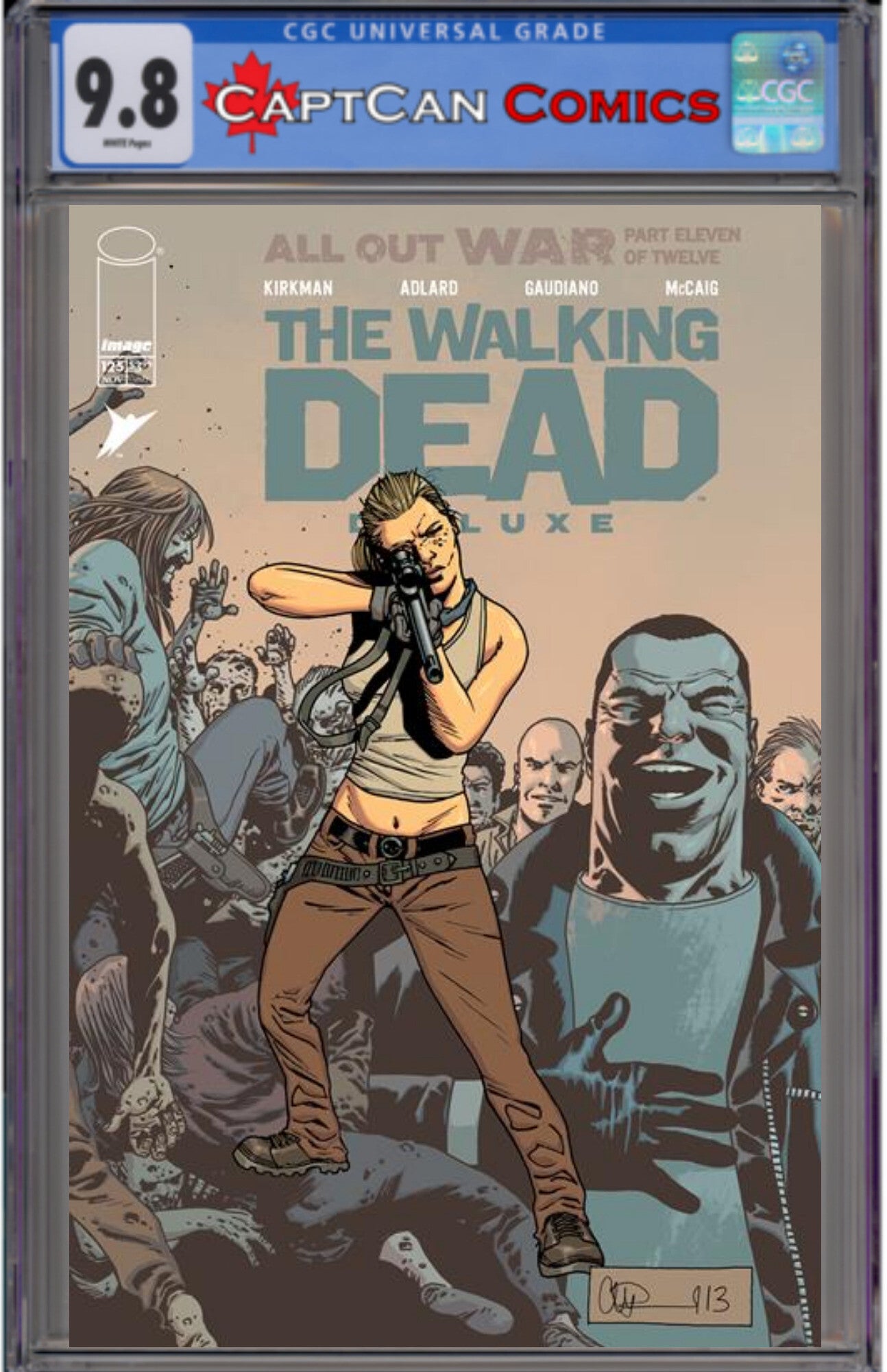 WALKING DEAD DELUXE #125 CVR B CHARLIE ADLARD & DAVE MCCAIG VAR (MR)