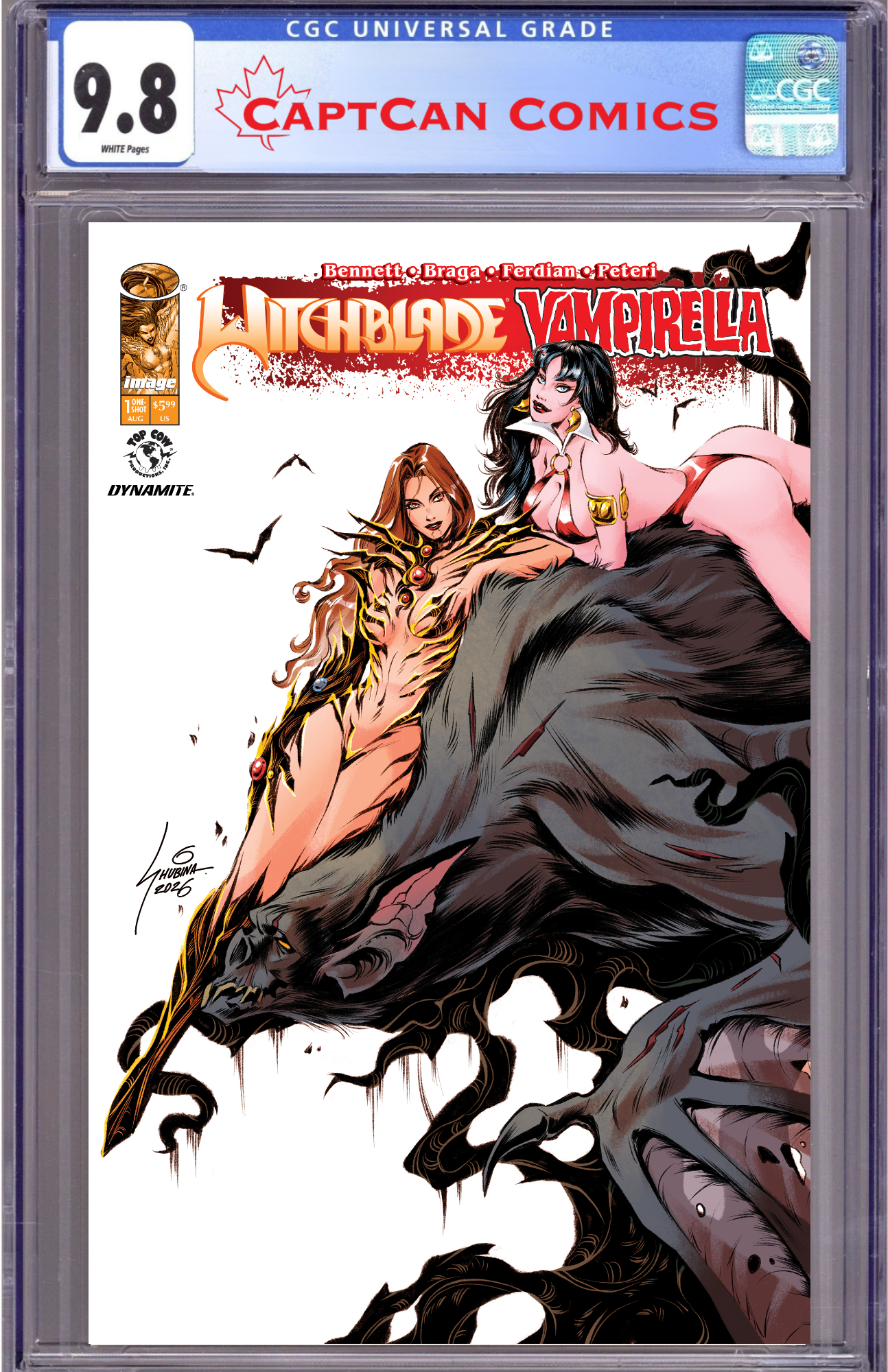 WITCHBLADE VAMPIRELLA #1 (ONE SHOT) CVR C SVETA SHUBINA VAR