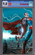 AVENGERS JLA #4 FACSIMILE EDITION CVR E GABRIELE DELL OTTO WRAPAROUND VAR thumbnail