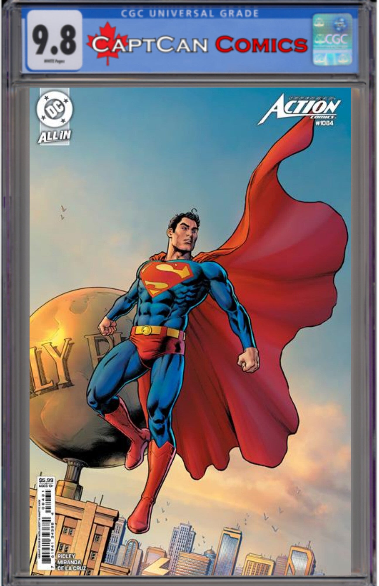 ACTION COMICS #1084 CVR C NICOLA SCOTT CARD STOCK VAR