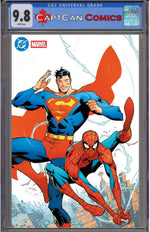 DC MARVEL SUPERMAN SPIDER-MAN #1 (ONE SHOT) CVR Y JORGE JIMENEZ FOIL VAR thumbnail