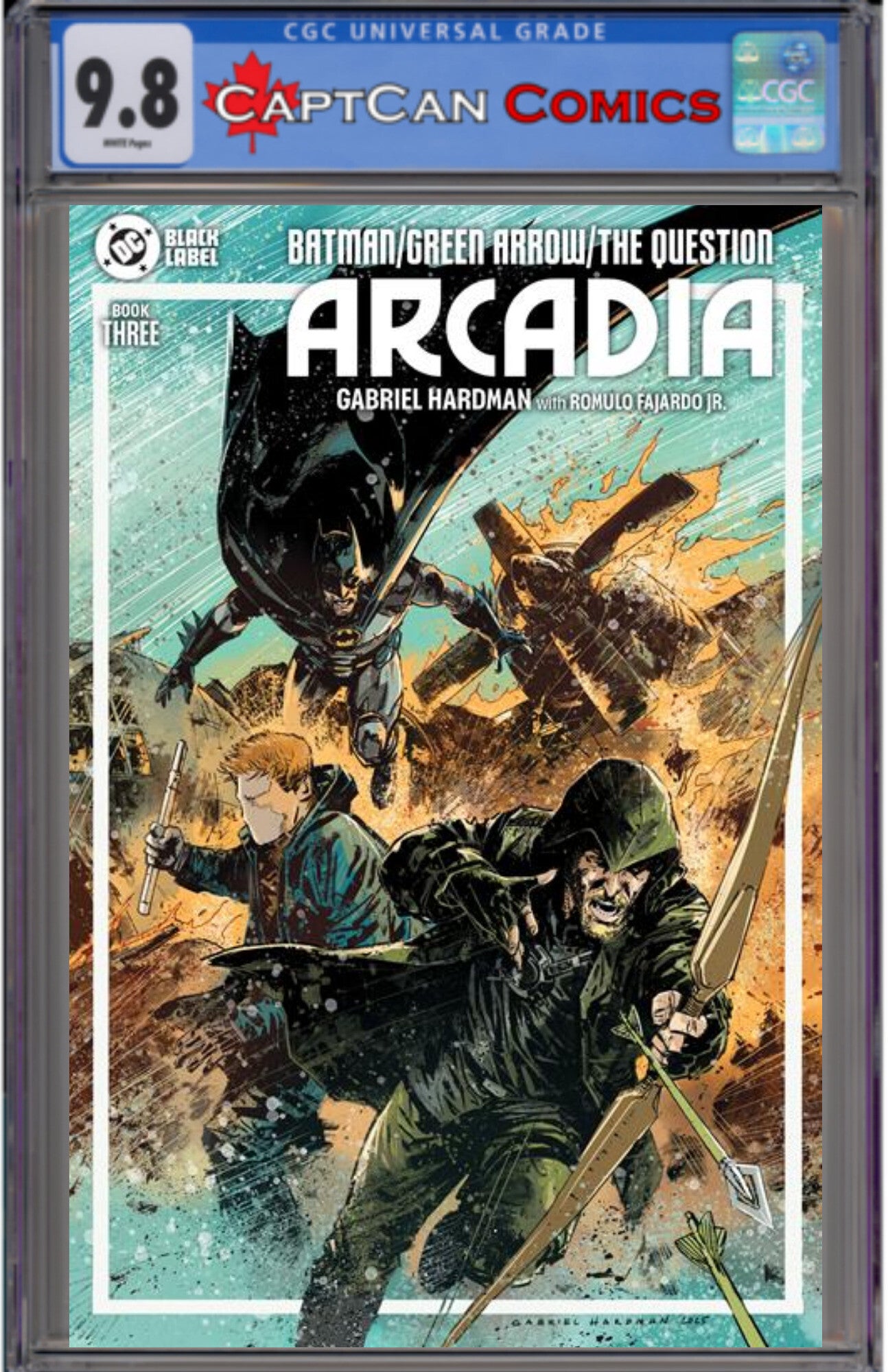BATMAN GREEN ARROW THE QUESTION ARCADIA #3 (OF 4) CVR A GABRIEL HARDMAN (MR)