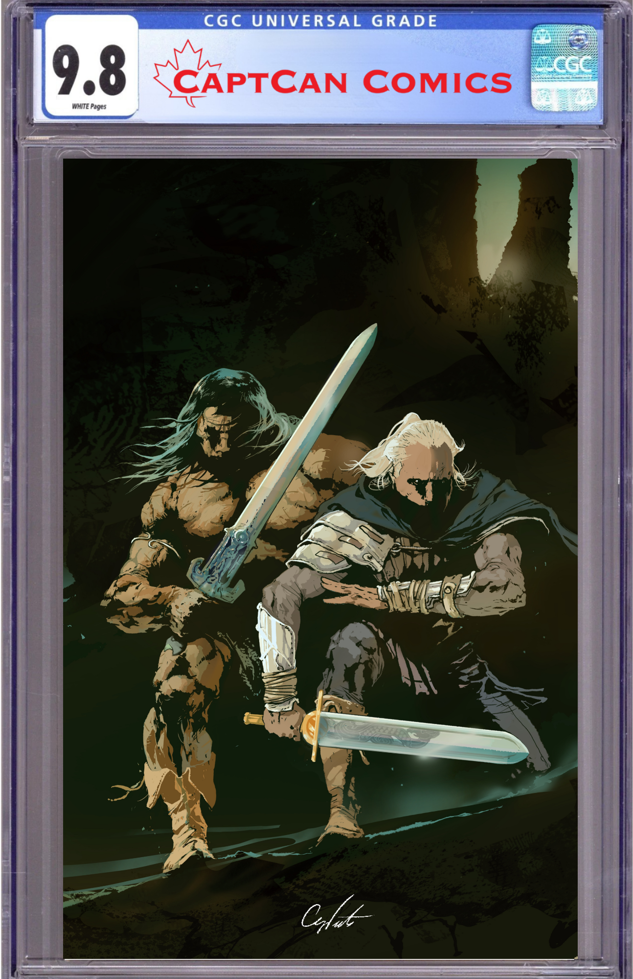 CONAN THE BARBARIAN AND DRAGONERO #5 (OF 7) CVR B STEVAN SUBIC VIRGIN CARDSTOCK VAR (MR)