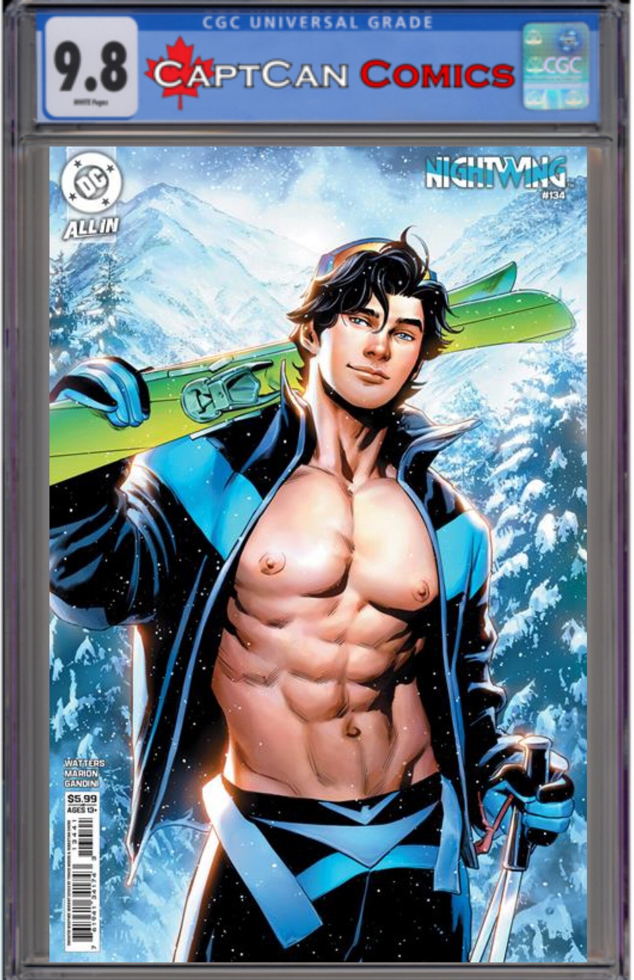 NIGHTWING #134 CVR E TRAVIS MOORE SWEATER WEATHER CARD STOCK VAR