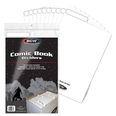 BCW COMIC BOOK DIVIDERS (WHITE)