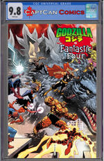 GODZILLA VS FANTASTIC FOUR #1 LEINIL YU WRAPAROUND VAR thumbnail