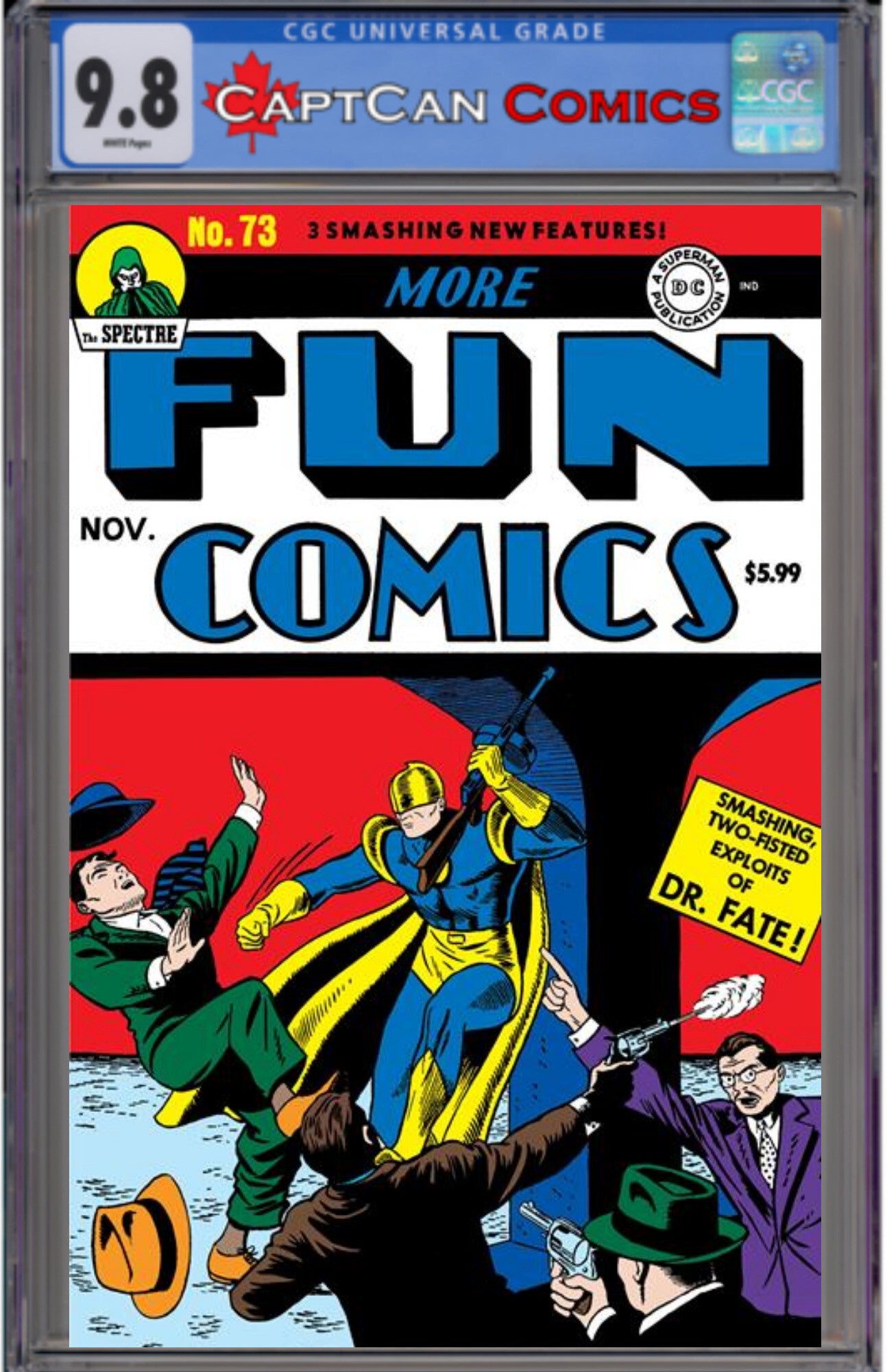 MORE FUN COMICS #73 FACSIMILE EDITION CVR A HOWARD SHERMAN