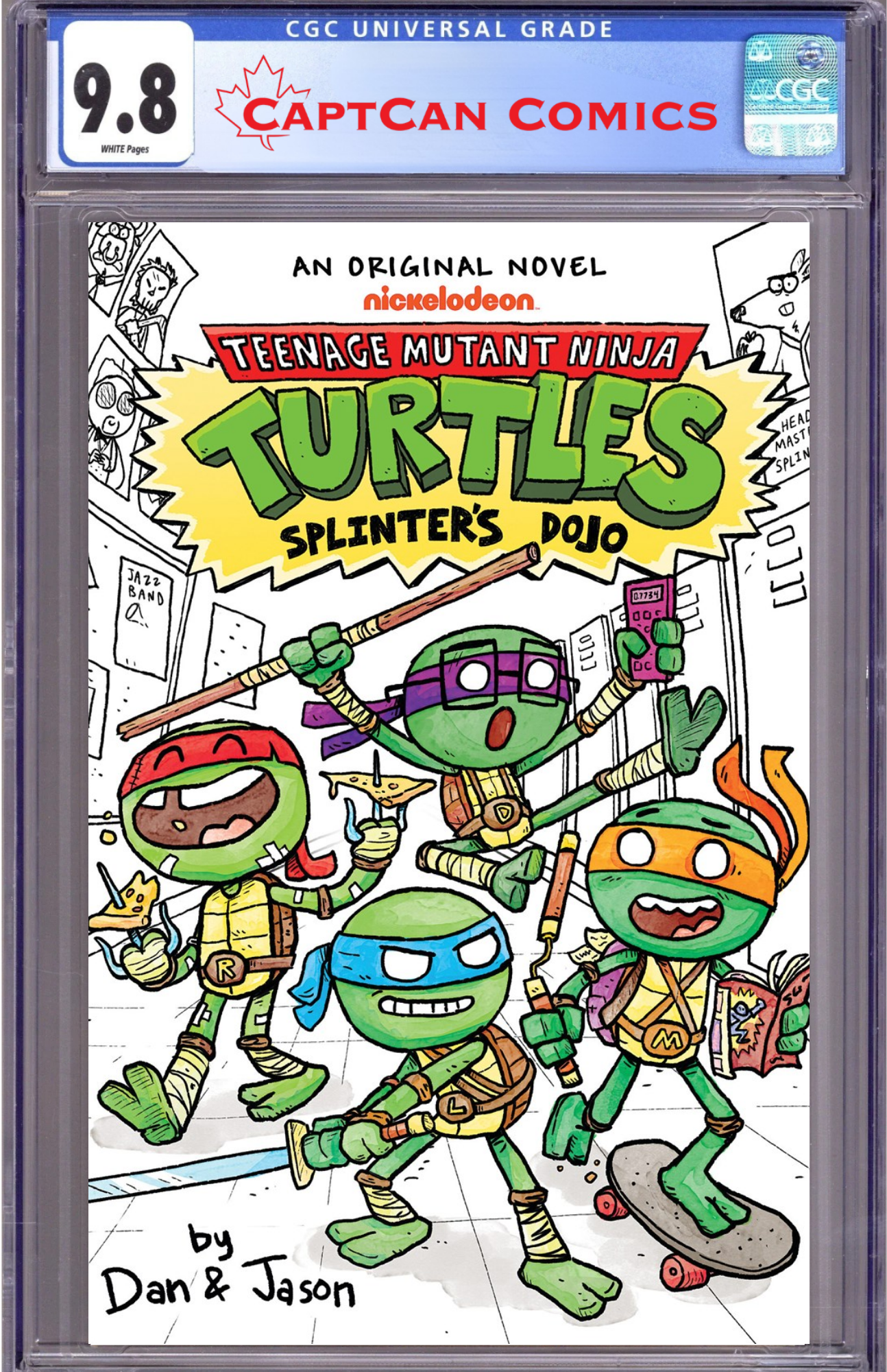 TEENAGE MUTANT NINJA TURTLE ILLUSTRATED NOVEL VOL 01 SPLINTERS DOJO
