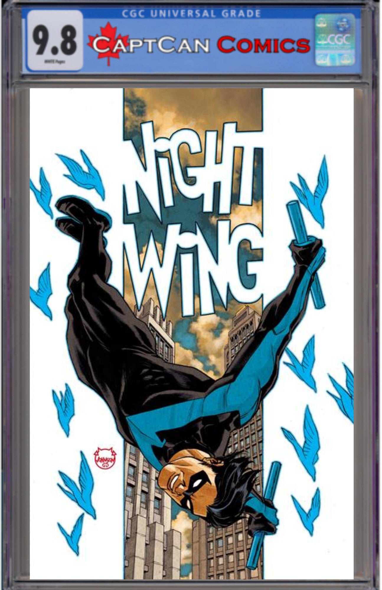 NIGHTWING #135 CVR B DAVE JOHNSON CARD STOCK VAR