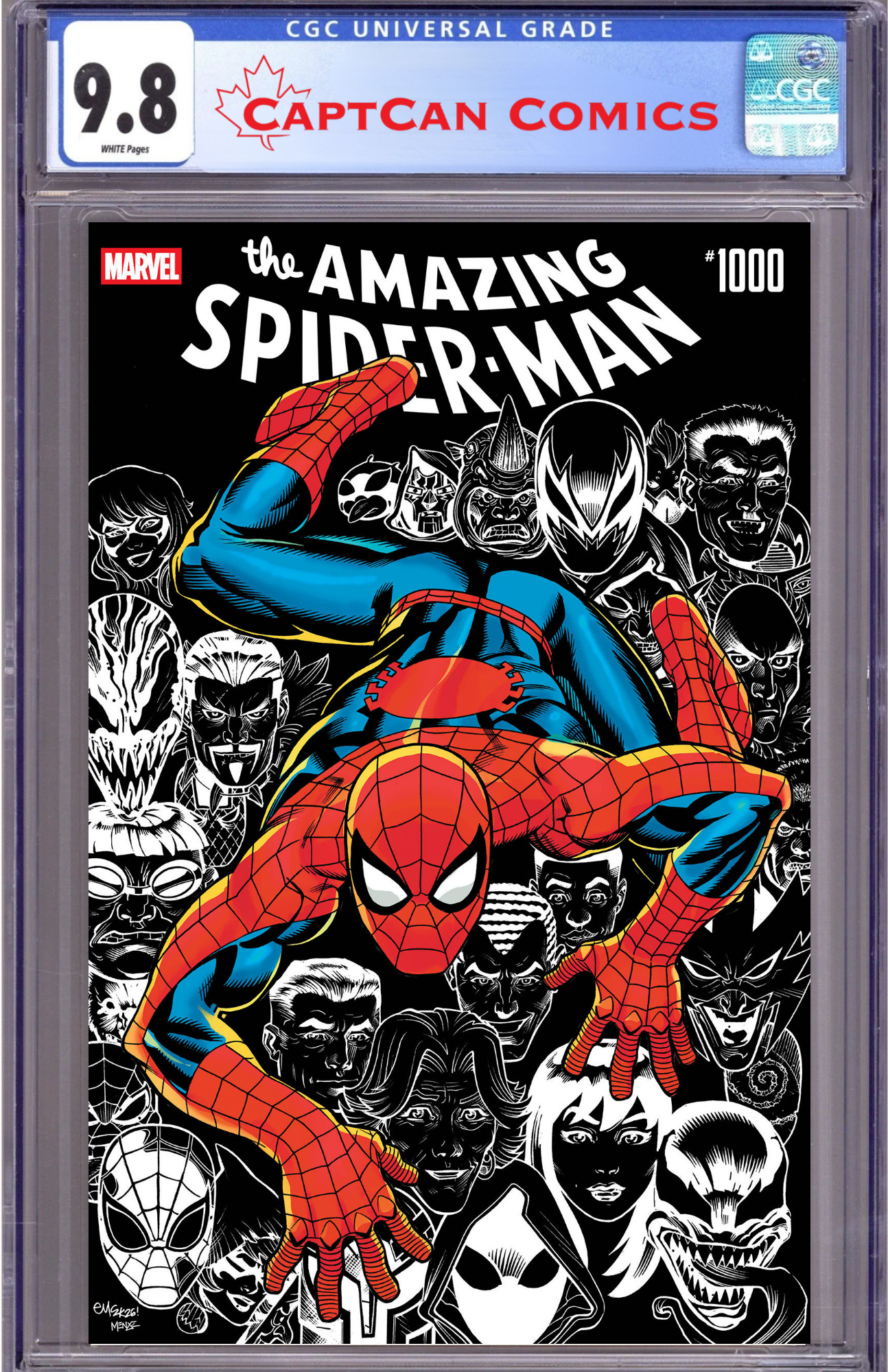 AMAZING SPIDER-MAN #1000 ED MCGUINNESS 3RD PRINTING VARIANT