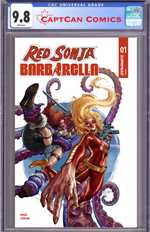 RED SONJA BARBARELLA #1 CVR C DIEGO YAPUR VAR thumbnail