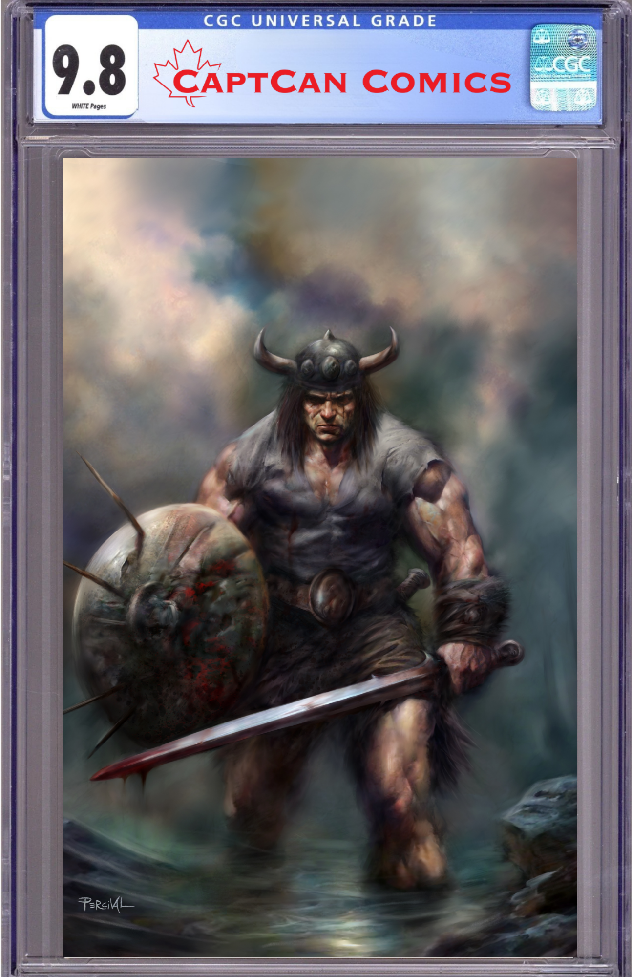 SAVAGE SWORD OF CONAN #16 CVR D NICK PERCIVAL VIRGIN CARDSTOCK VAR (MR)