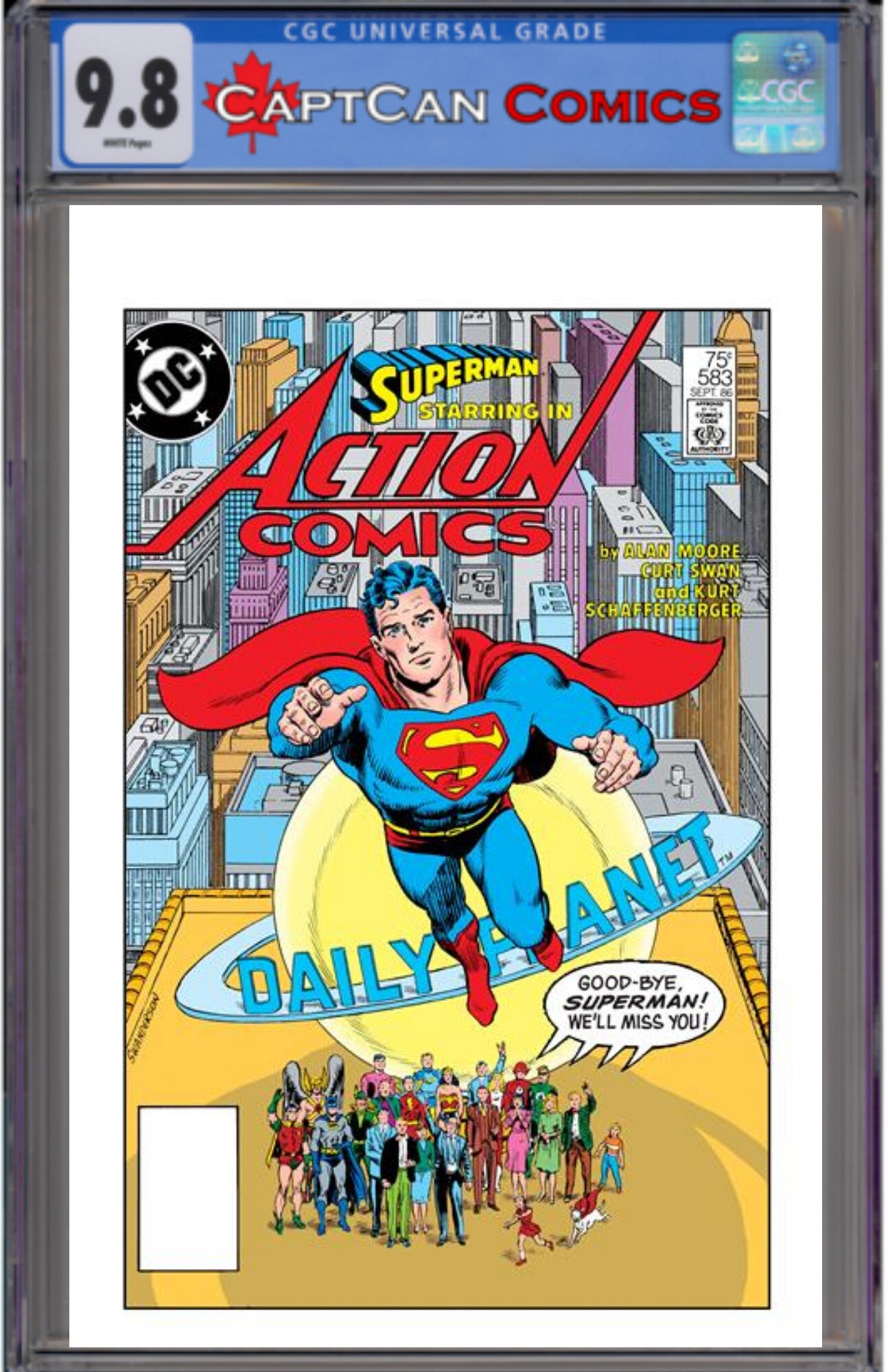 ACTION COMICS #583 FACSIMILE EDITION CVR A CURT SWAN (WHATEVER HAPPENED TO THE MAN OF TOMORROW PART 2 OF 2)