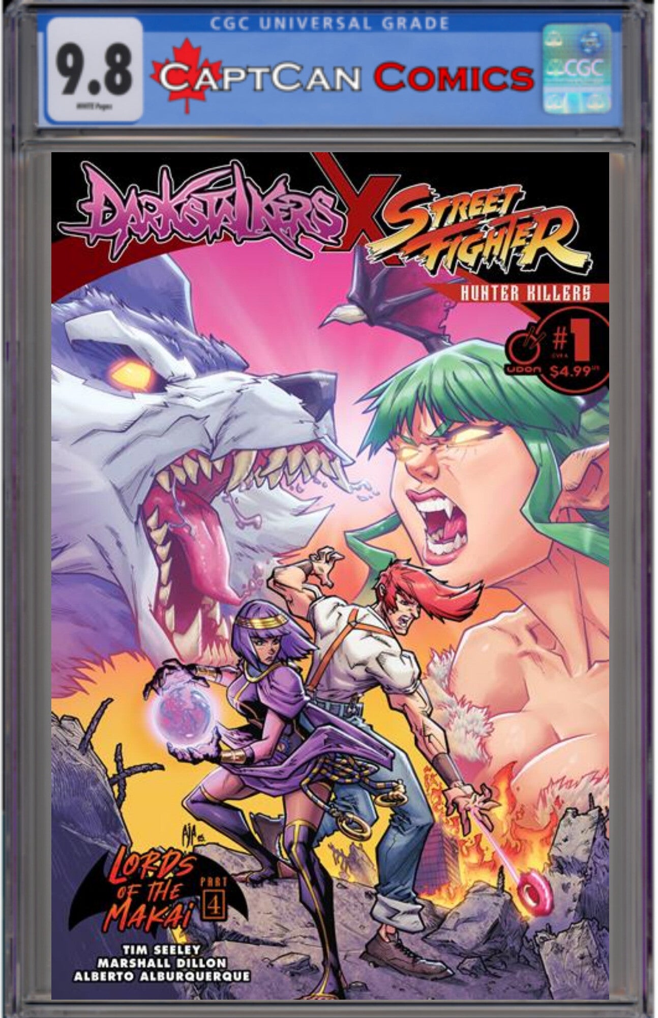 DARKSTALKERS X STREET FIGHTER HUNTER KILLERS #1 (ONE SHOT) CVR A ALBERTO ALBURQUERQUE