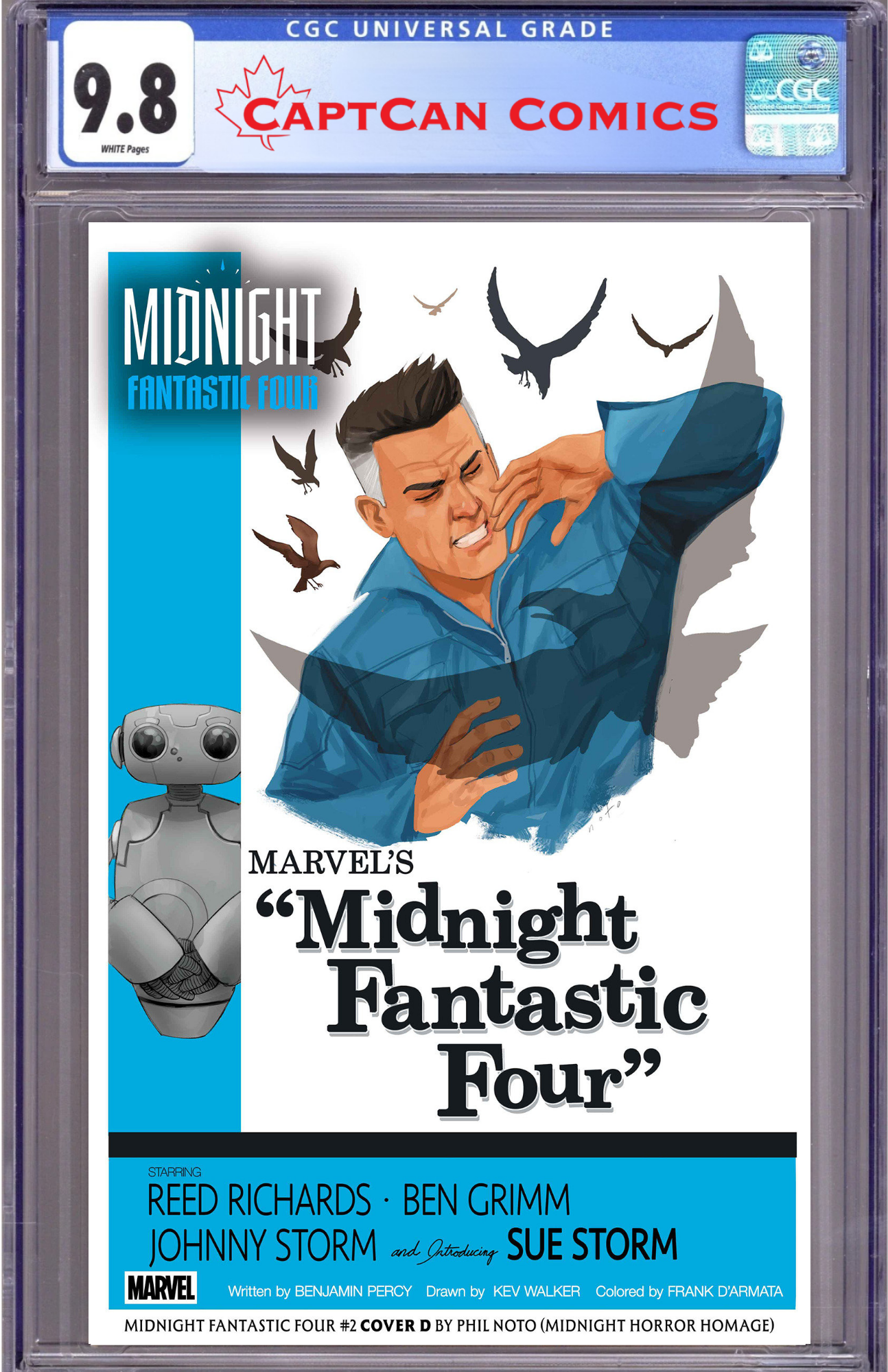 MIDNIGHT FANTASTIC FOUR #2 COVER D PHIL NOTO MIDNIGHT HORROR HOMAGE VARIANT