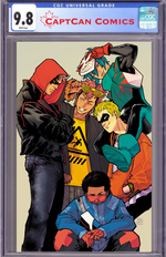 TEEN TITANS #1 SECOND PRINTING CVR B RICKIE YAGAWA & TAMRA BONVILLAIN CARDSTOCK VAR thumbnail