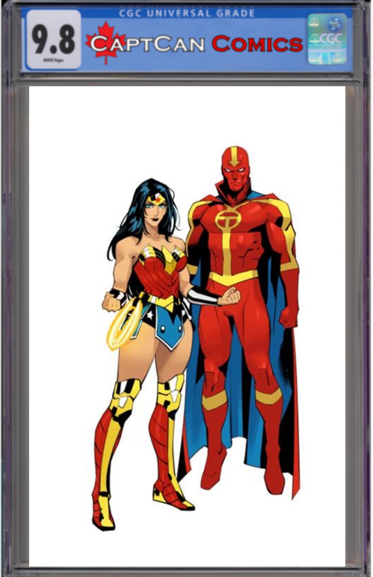 JUSTICE LEAGUE UNLIMITED #17 CVR H DAN MORA CORNER BOX SPOT FOIL VAR