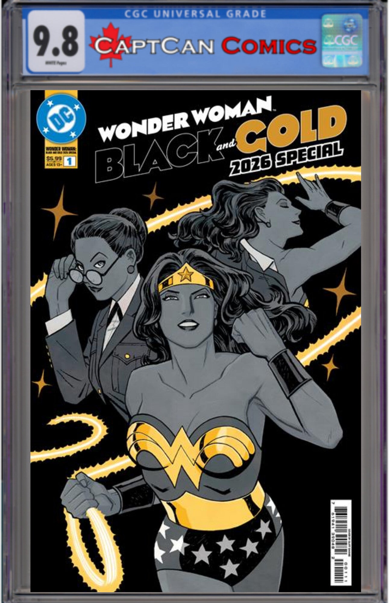 WONDER WOMAN BLACK & GOLD 2026 SPECIAL #1 (ONE SHOT) CVR A CLIFF CHIANG