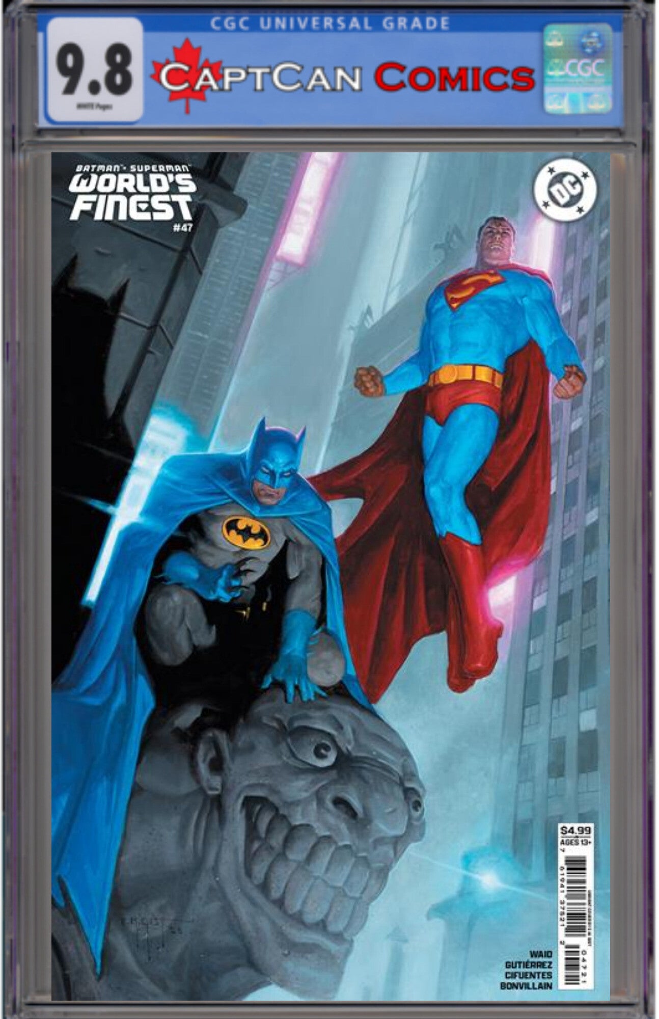 BATMAN SUPERMAN WORLDS FINEST #47 CVR B EM GIST CARD STOCK VAR