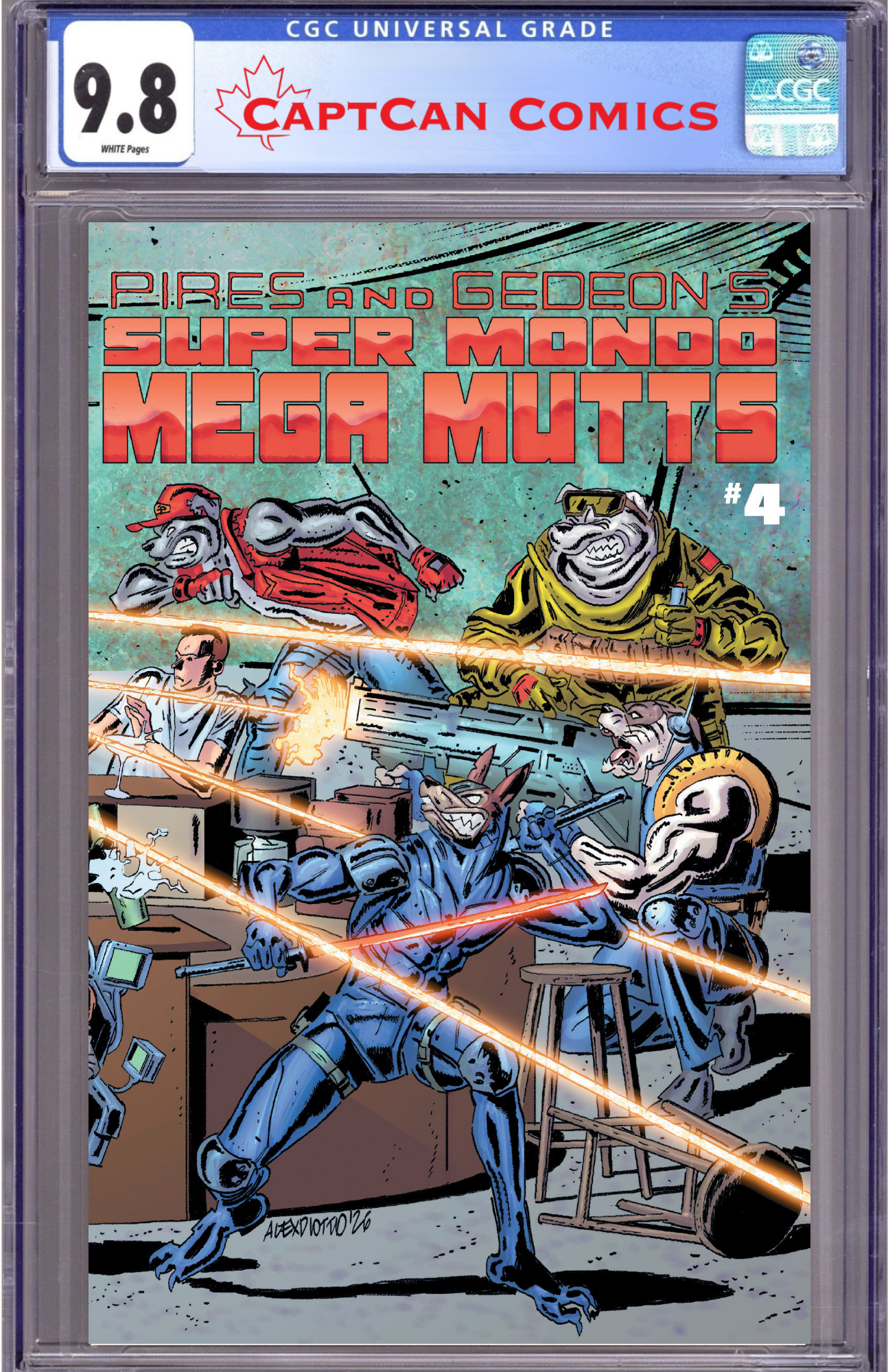 SUPER MONDO MEGA MUTTS #4 CVR B ALEX DIOTTO VAR