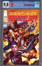 GIANT SIZE YOUNGBLOOD (ONE SHOT) CVR D BENIAMINO BRADI YOUNG BLOODS TEAM VAR thumbnail