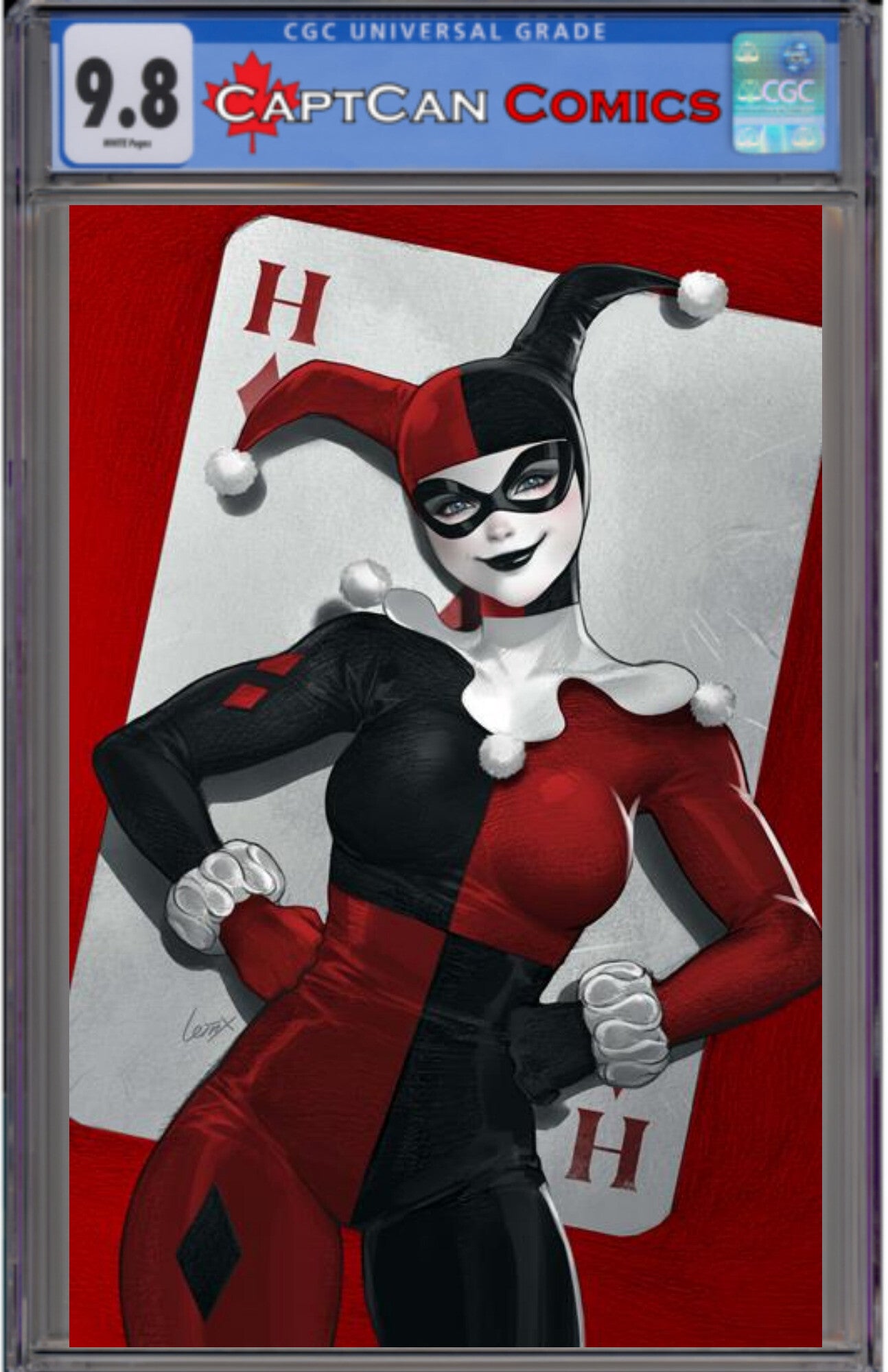 HARLEY QUINN #60 CVR E LESLEY LEIRIX LI WOMENS HISTORY MONTH CARD STOCK VAR