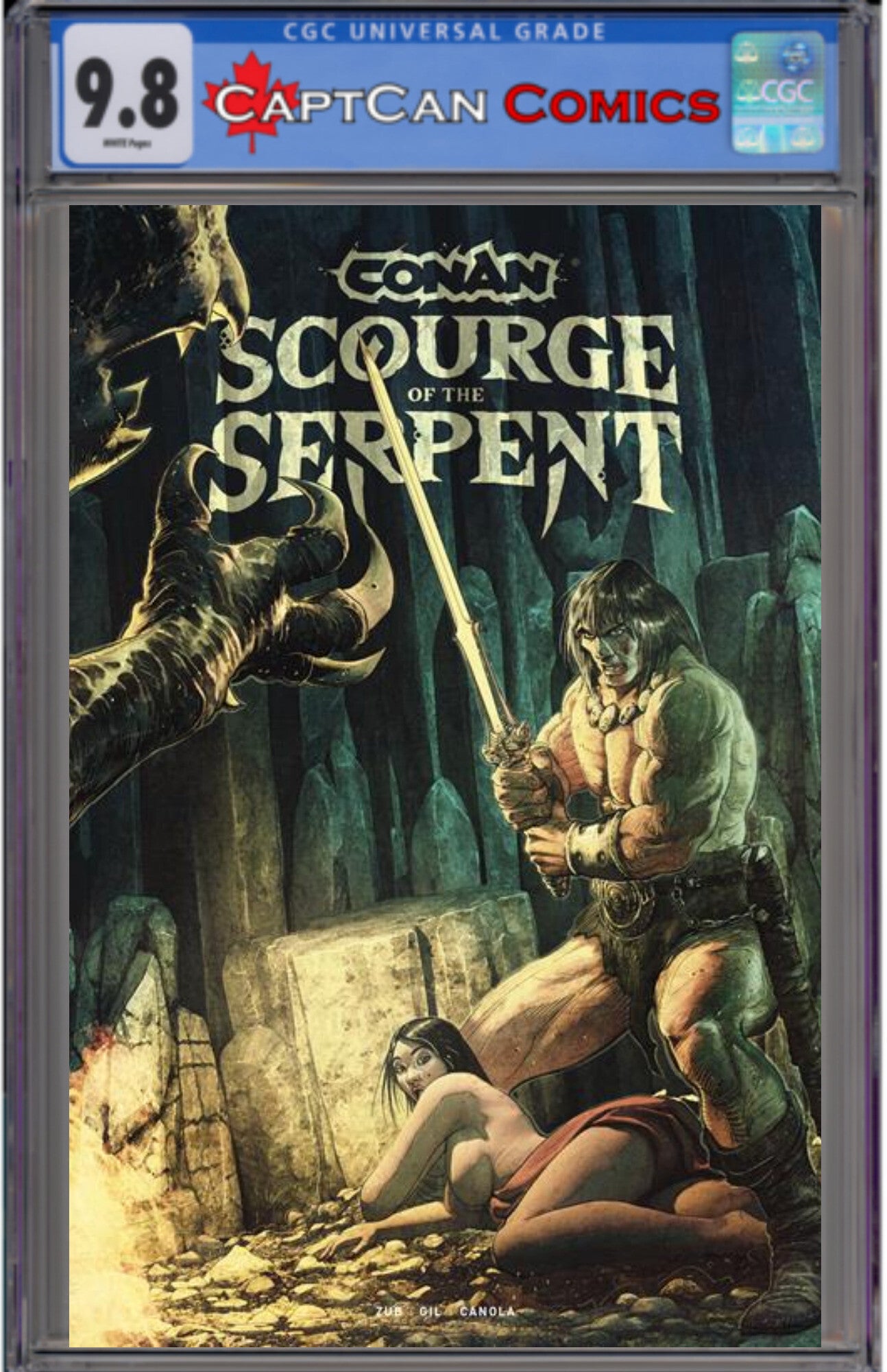 CONAN THE BARBARIAN SCOURGE OF THE SERPENT #3 (OF 4) CVR B MAX VON FAFNER (MR)