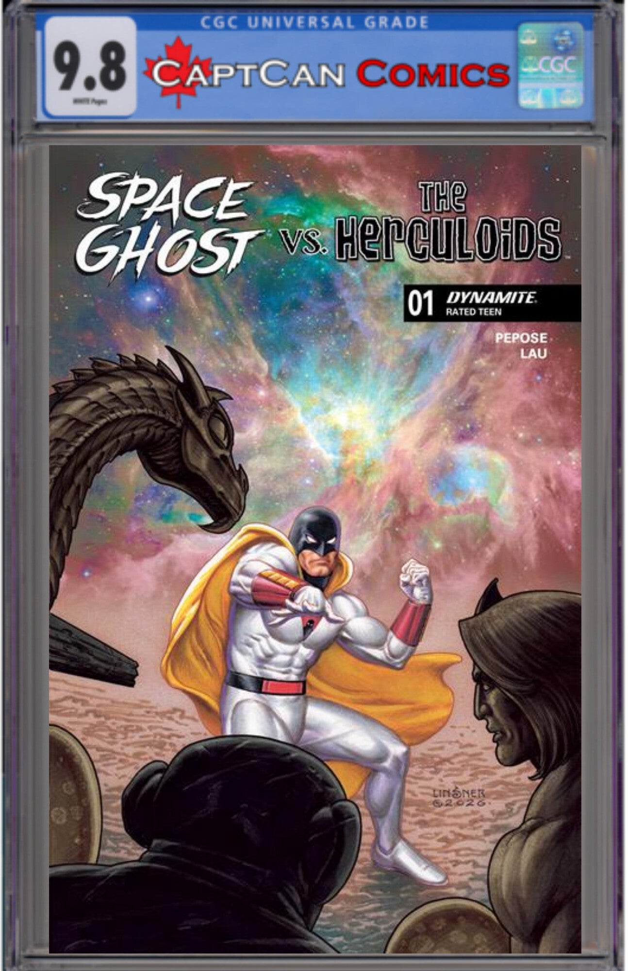 SPACE GHOST VS THE HERCULOIDS #1 CVR C JOSEPH MICHAEL LINSNER VAR