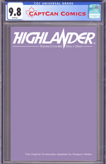 HIGHLANDER THE ORIGINAL SCREENPLAY #1 (OF 4) CVR F COLOR BLANK SKETCH VAR thumbnail