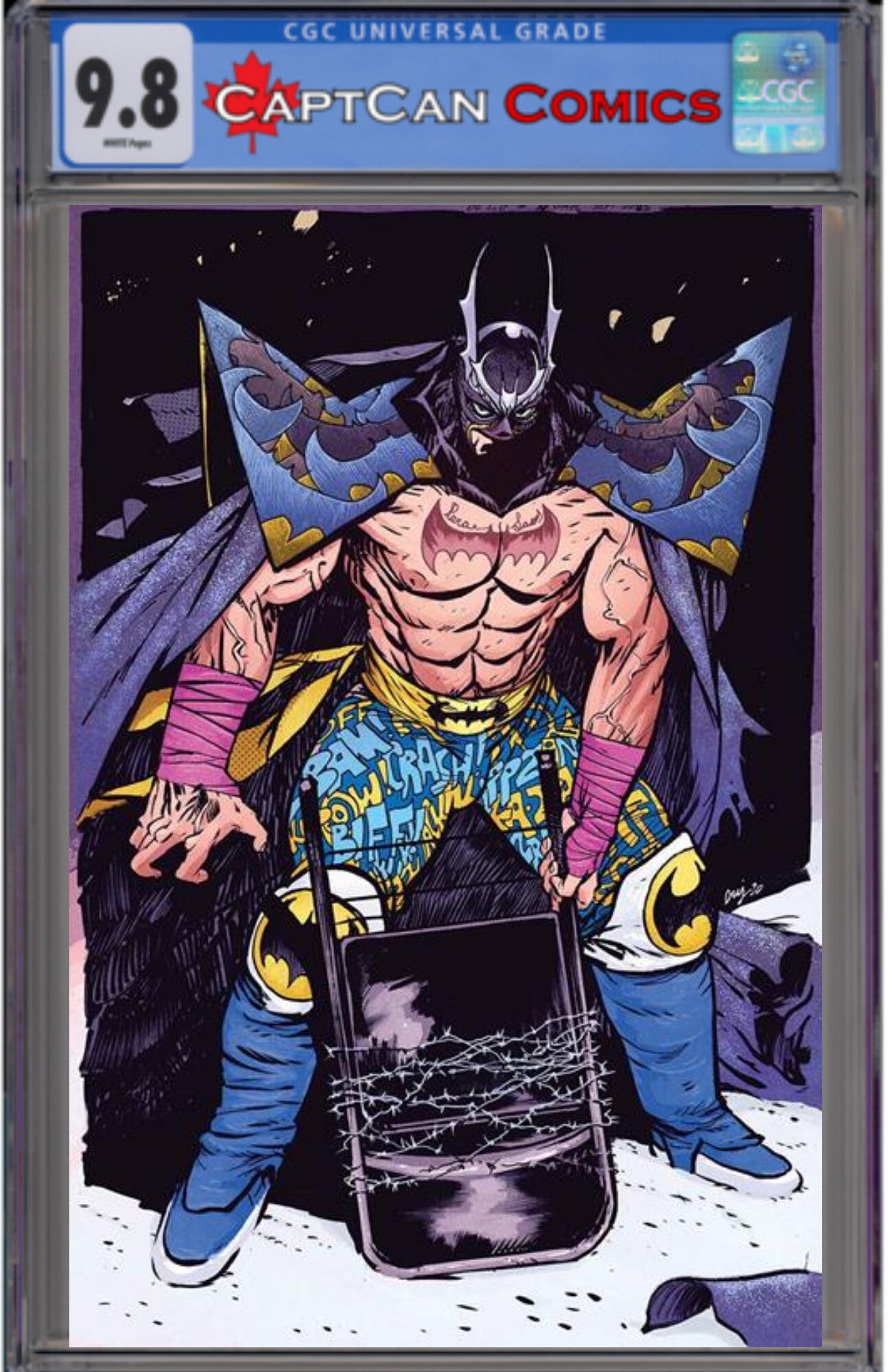DC K.O. #4 (OF 5) CVR B DANIEL WARREN JOHNSON CARD STOCK VAR