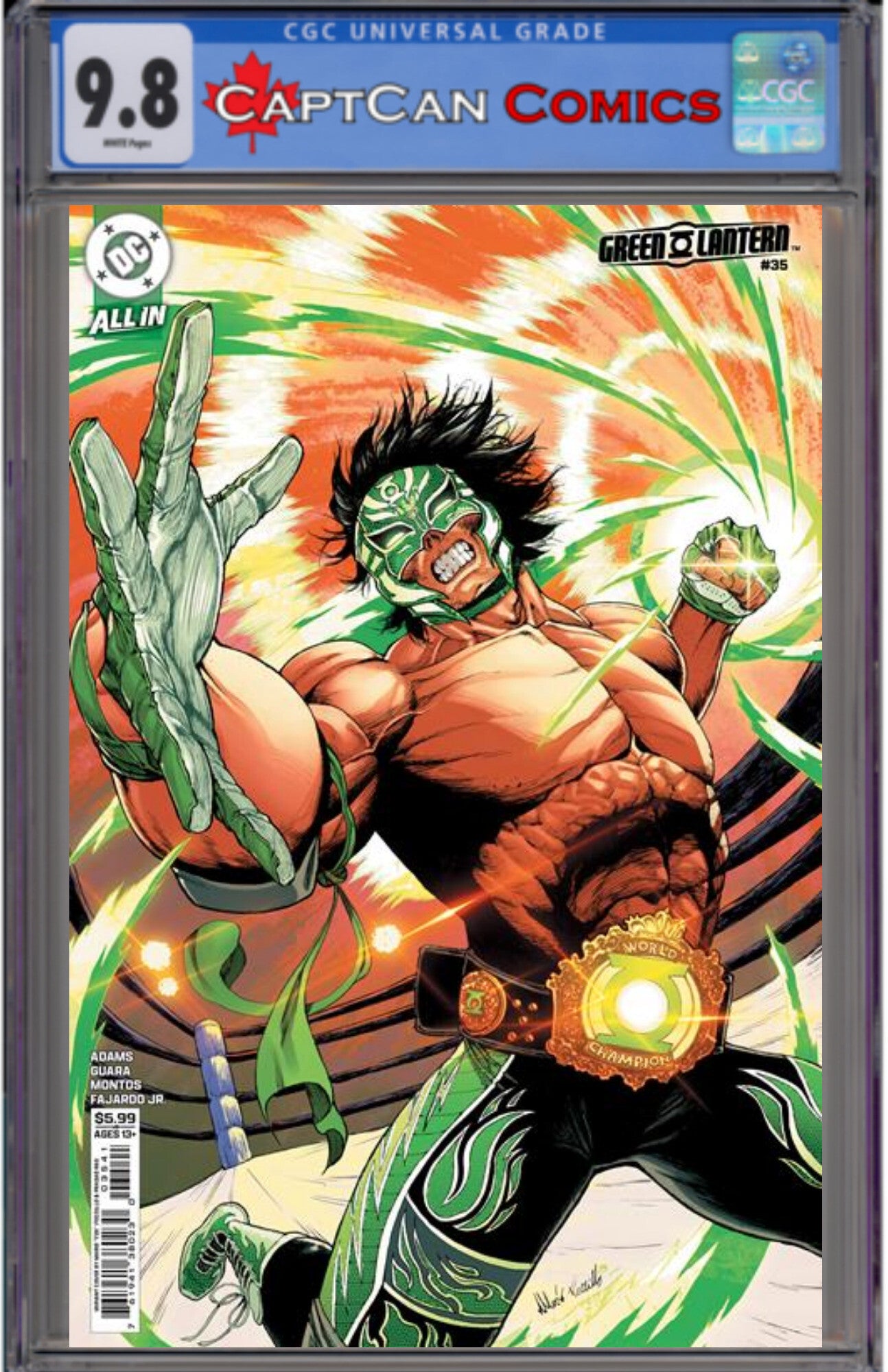 GREEN LANTERN #35 CVR D MARIO FOX FOCCILLO CARD STOCK VAR